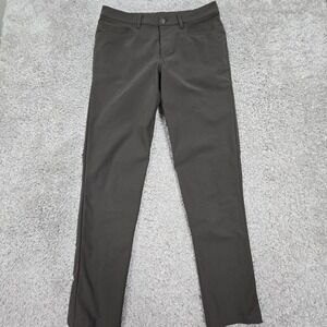 Lululemon ABC Pant Mens 30‎ (Fits 30x31) Gray Classic Warpstreme Stretch Office